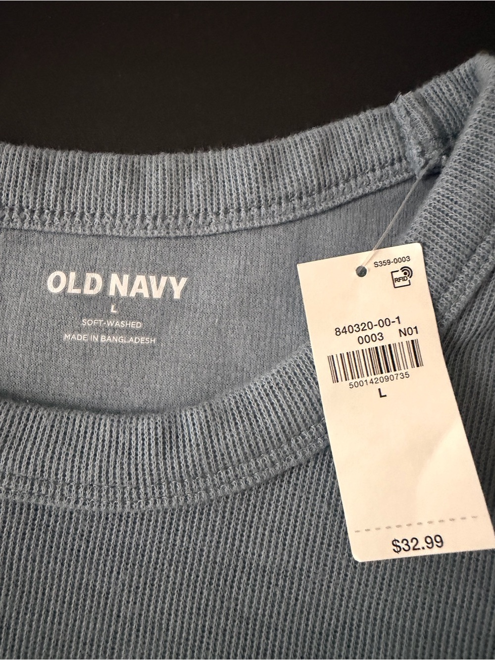 Old Navy Men's Crewneck Sweater in Light Blue